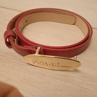 Cintura donna FERRE' fibbia oro 85cm.