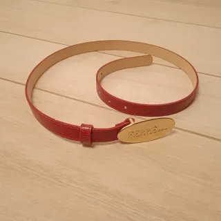 Cintura donna FERRE' fibbia oro 85cm.