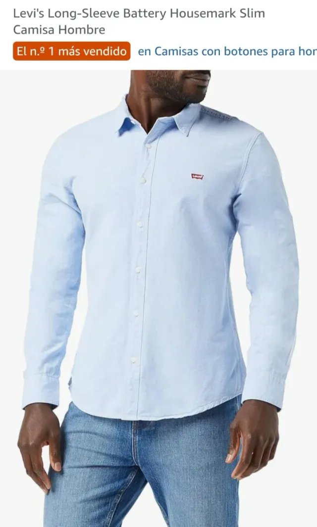 Camisa Levi's Slim Hombre Manga Larga