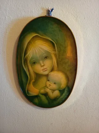 Cuadro La Última Cena Antiguo