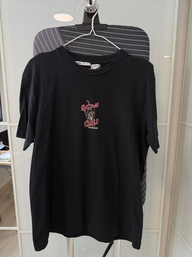 Camiseta Zara Negra Talla S