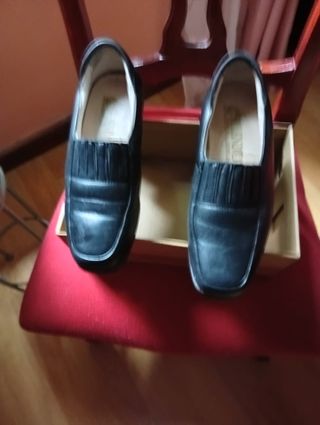 Zapatos piel anatómicos mujer talla 37