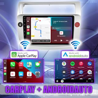 PANTALLA GPS CITROEN C4 2004-2009 CARPLAY ANDROID
