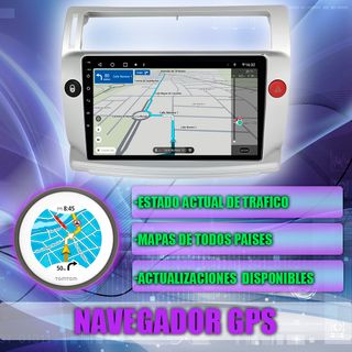 PANTALLA GPS CITROEN C4 2004-2009 CARPLAY ANDROID