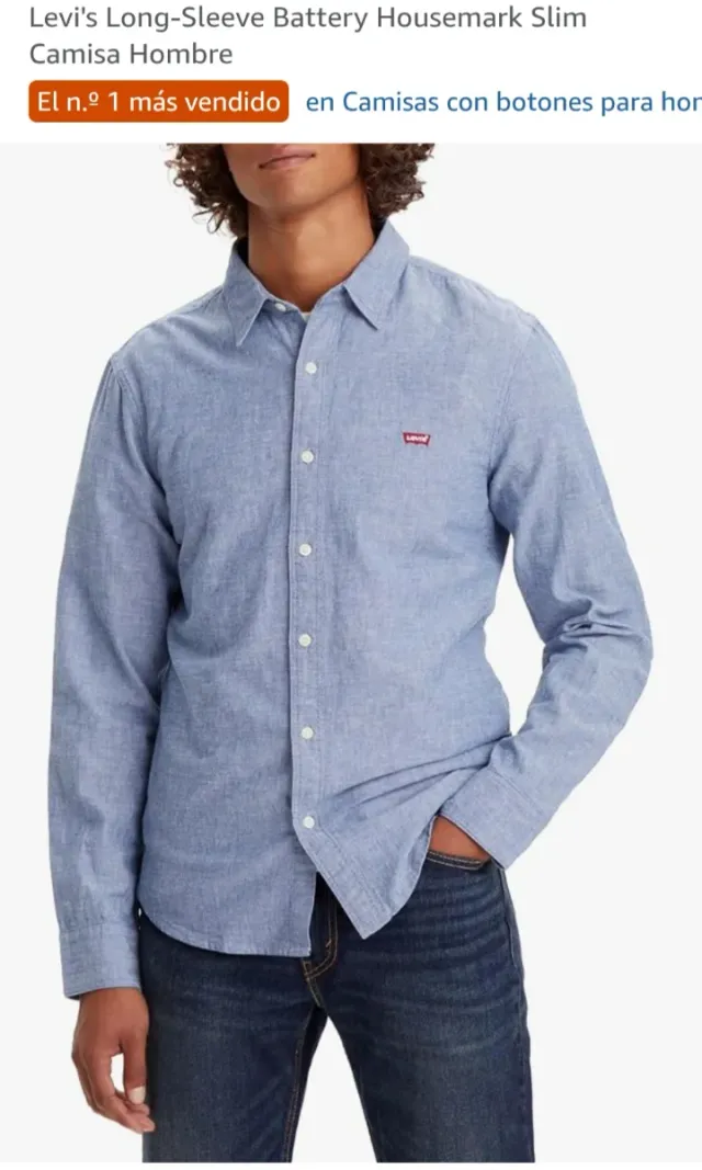 Camisa Slim Fit Azul Marino