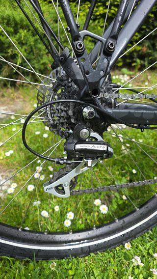 Bicicleta Cube Nature Trekking Negra