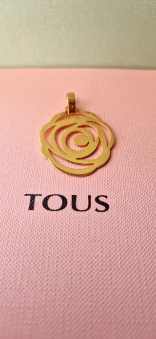 Colgante Tous Rosa Oro