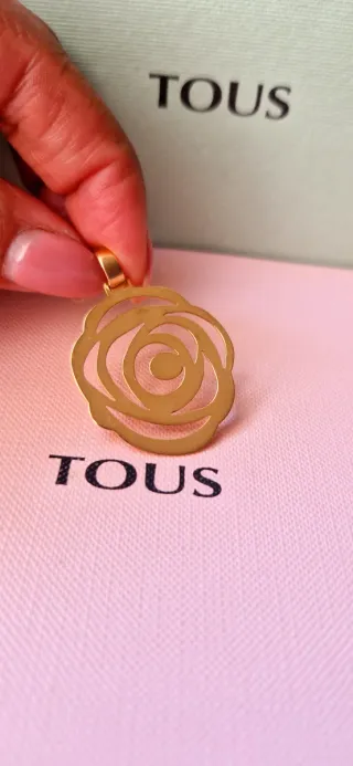 Colgante Tous Rosa Oro