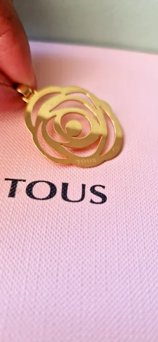 Colgante Tous Rosa Oro