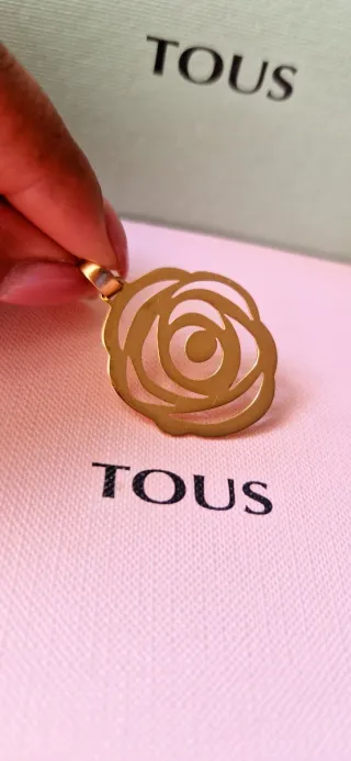 Colgante Tous Rosa Oro