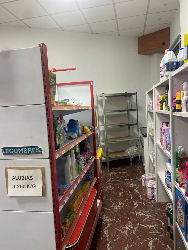 Estantería doble metálica y de plástico