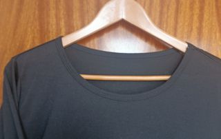 Camiseta negra Shein Curve con puntilla Talla XL