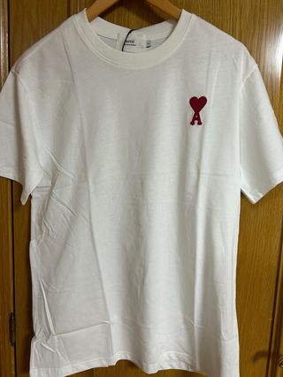 Camiseta Ami Blanca Hombre
