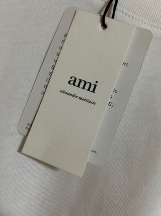 Camiseta Ami Blanca Hombre