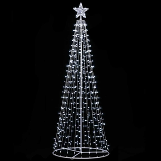 Albero di Natale Luminoso Altezza 220cm con 592 Lu