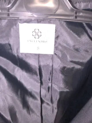 Chaqueta de vestir negra Encuentro Talla S