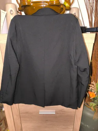 Chaqueta de vestir negra Encuentro Talla S