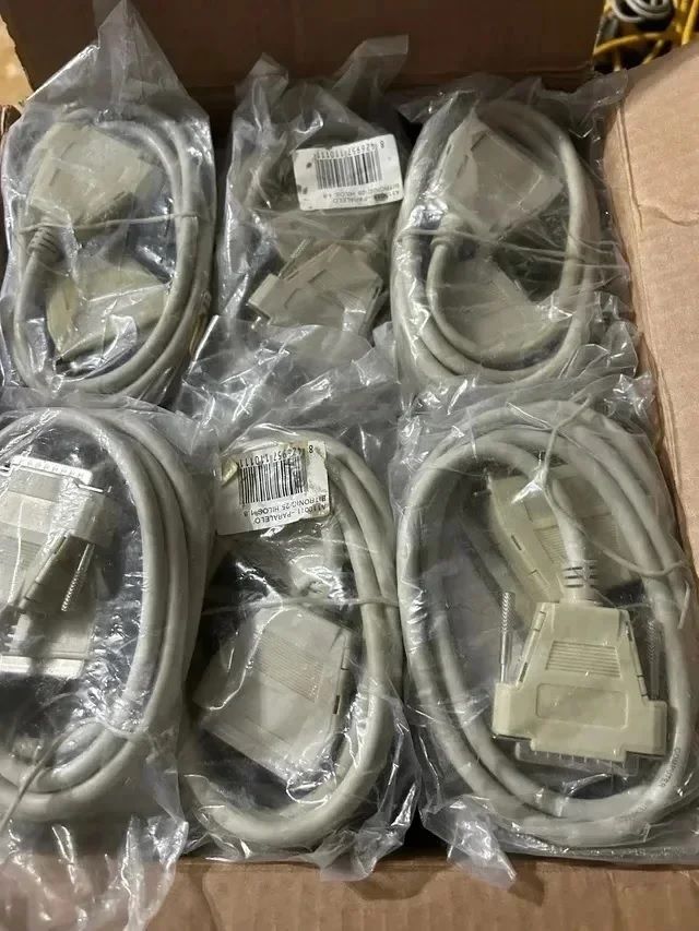 6 Cables Paralelo DB25 Macho-Hembra