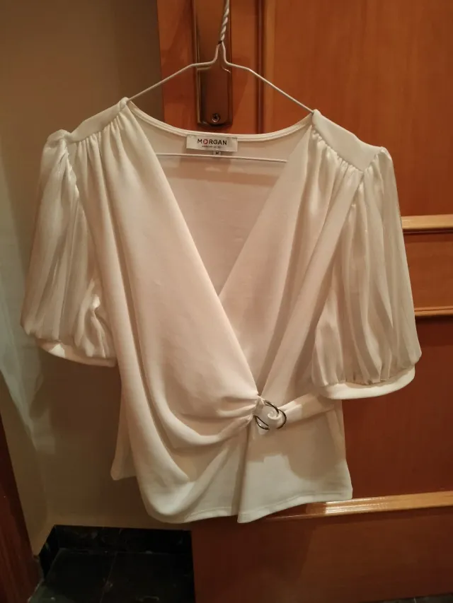 Camisa Morgan Blanca Talla M
