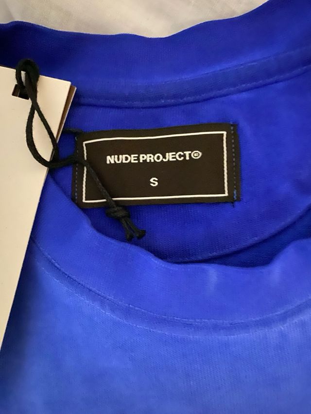 Camiseta Nude Project Talla S Azul (Sin estrenar)