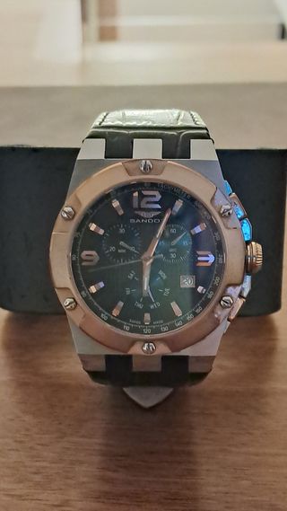 Reloj Sandoz Acero y Bronce