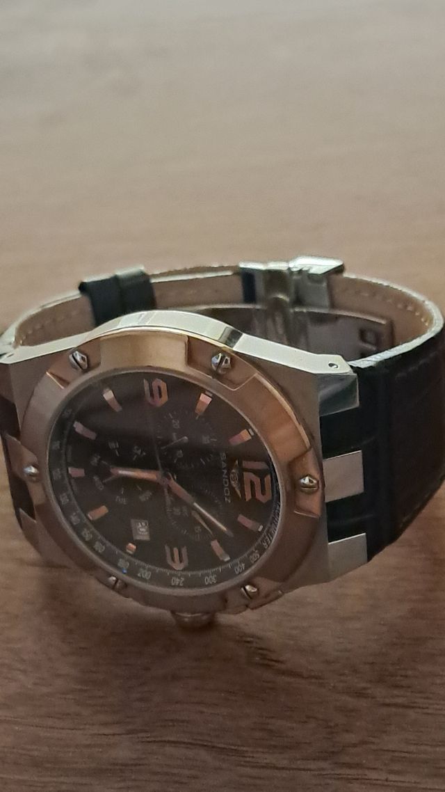 Reloj Sandoz Acero y Bronce