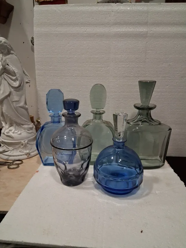 Licoreras Bohemia Anni '30 - Set 5 Pezzi