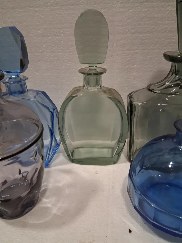 Licoreras Bohemia Anni '30 - Set 5 Pezzi