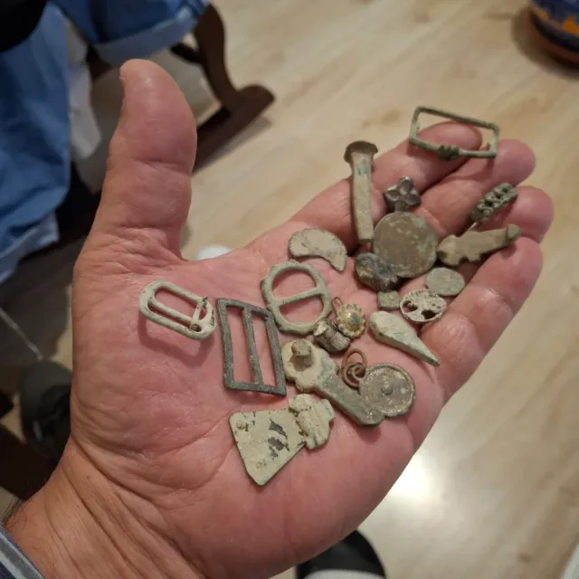 Lote de objetos antiguos