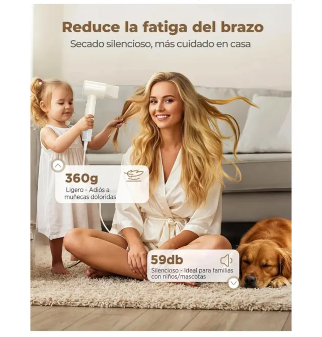 Secador Pelo Profesional Ionico 150000 RPM