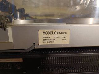 Equipo Sonido A.R. SYSTEMS Amplificador y Sintoniz