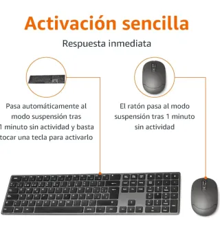 Teclado y Ratón Amazon Basics ES/MX