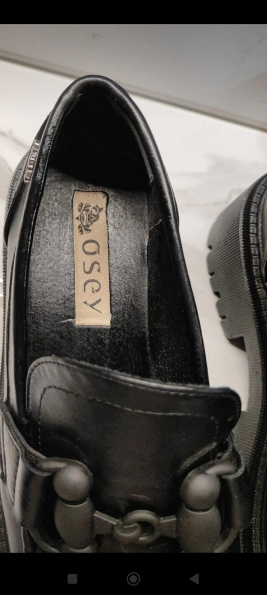 Mocassini Osey Neri Donna Tg. 38