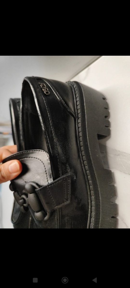 Mocassini Osey Neri Donna Tg. 38