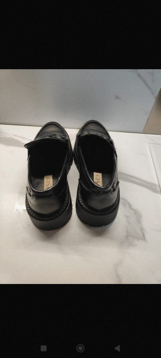 Mocassini Osey Neri Donna Tg. 38