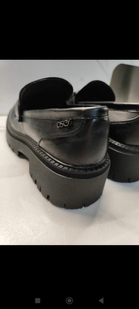 Mocassini Osey Neri Donna Tg. 38