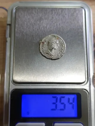 Moneda Romana Emperatriz Julia Domna