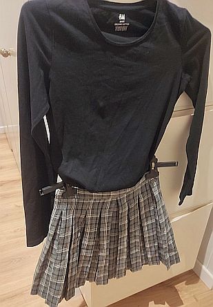 Conjunto minifalda / camiseta