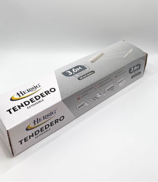 Tendedero retráctil extensible