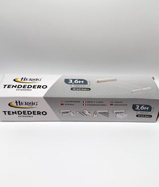 Tendedero retráctil extensible