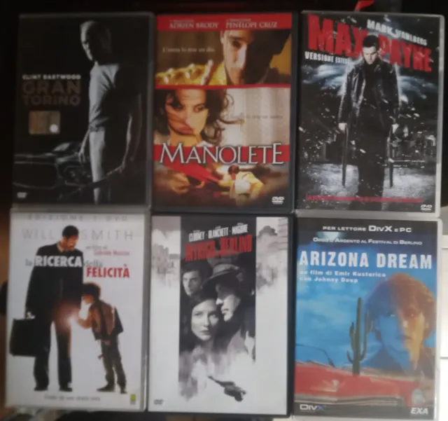 Lotto DVD: Gran Torino, Max Payne, Manolete, etc.