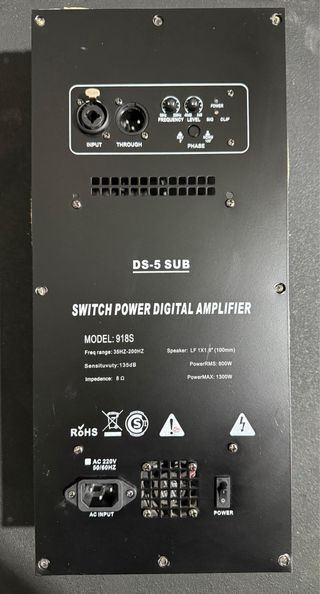 Módulo Etapa Potencia Subgrave 800W RMS DS-5 SUB