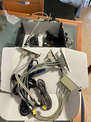 Lote Cables y Brackets PC USB