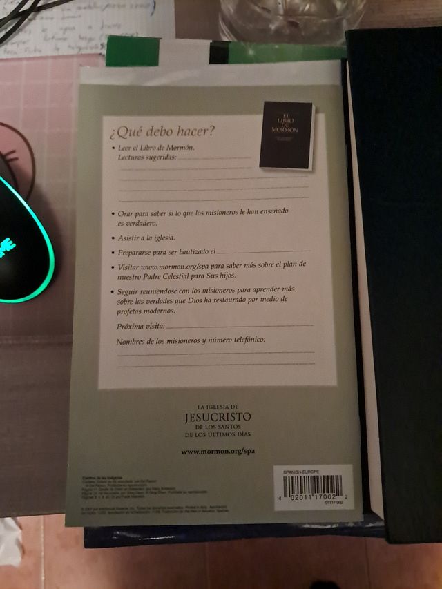 El Libro de Mormon + Plan de Salvación.