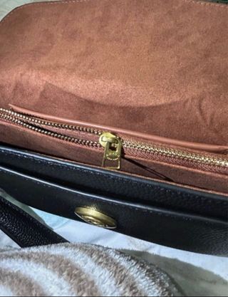 Bolso Coach Tabby Negro y Dorado