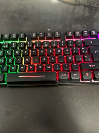 Teclado Gaming Negro Retroiluminado