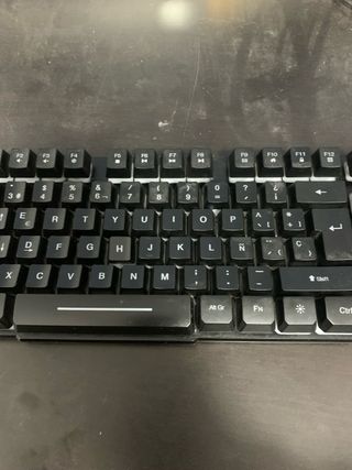 Teclado Gaming Negro Retroiluminado