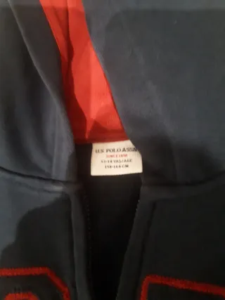 Lote 4 Sudaderas: Polo, USPA, Champion. 12-15 años