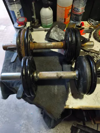 Pesas ajustables para gimnasio