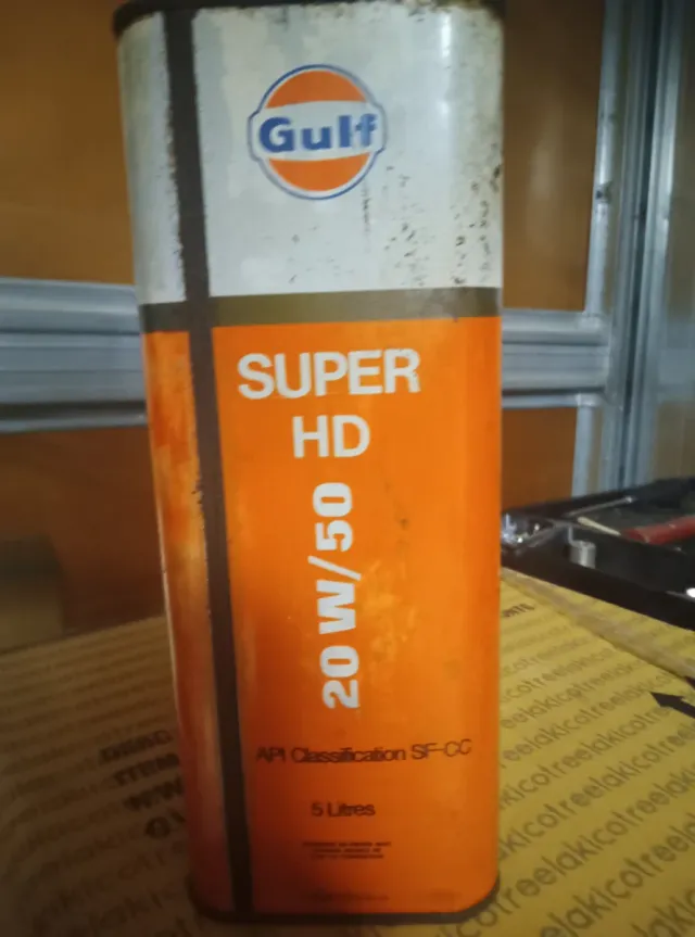 Tanica Olio Gulf Multi G 5L Vintage